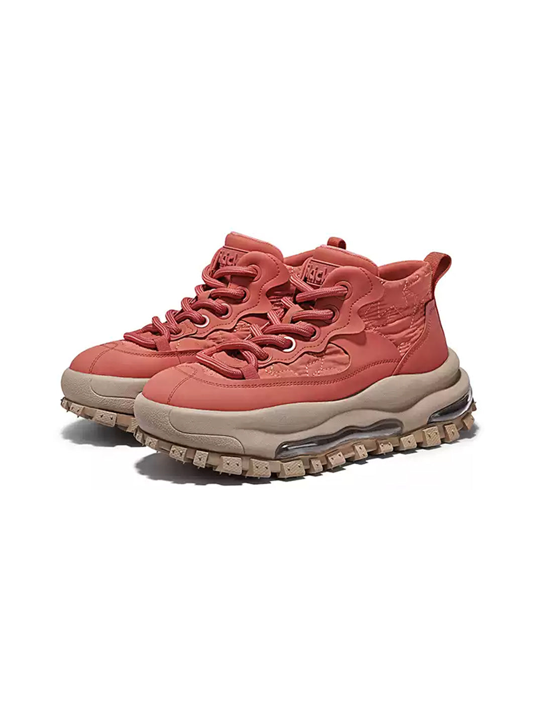 Black Trail Platform Outdoor Sneakers