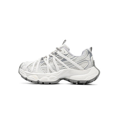 Mesh Strap Panel Chunky Sneakers