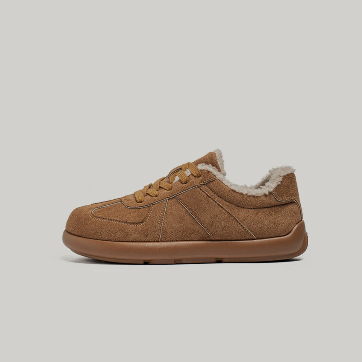Fleece Lining Lace-Up Sneakers