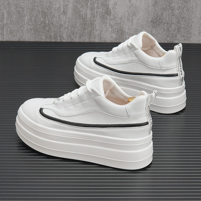 Thick-Sole Height-Increasing Skate Sneakers