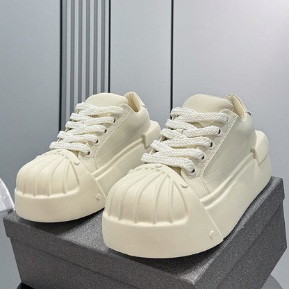 Shell Toe Platform Thick Sole Sneakers