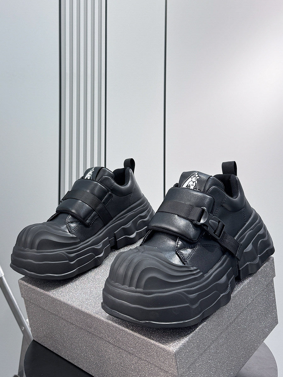 Strap Buckle Chunky Sole Sneakers