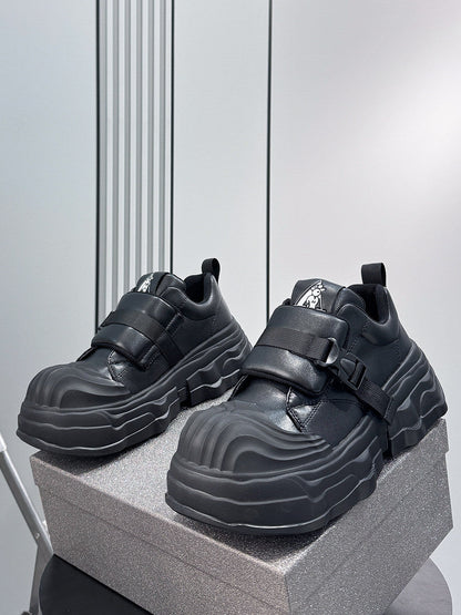Strap Buckle Chunky Sole Sneakers