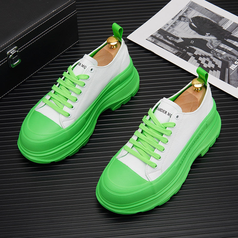 Lace Up Platform Thick Sole Sneakers
