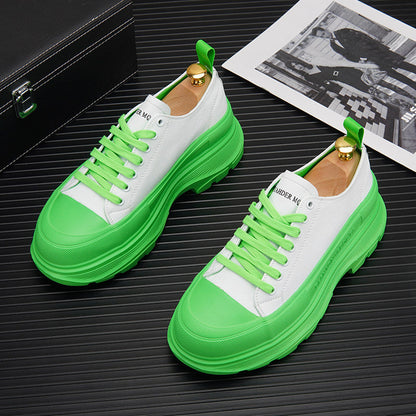 Lace Up Platform Thick Sole Sneakers