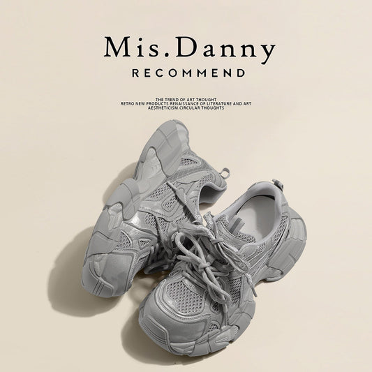 Platform Chunky Sole Lace-Up Sneakers