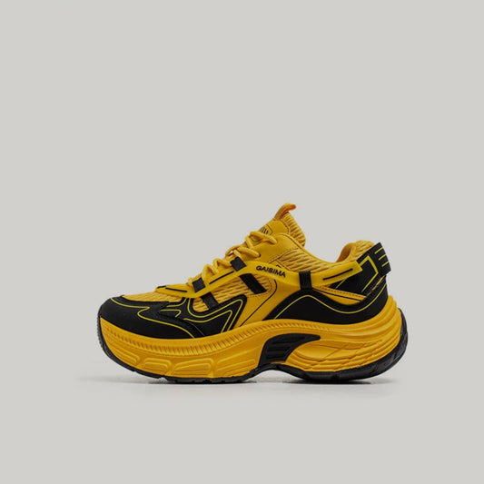 Color-Block Sport Panel Chunky Sneakers
