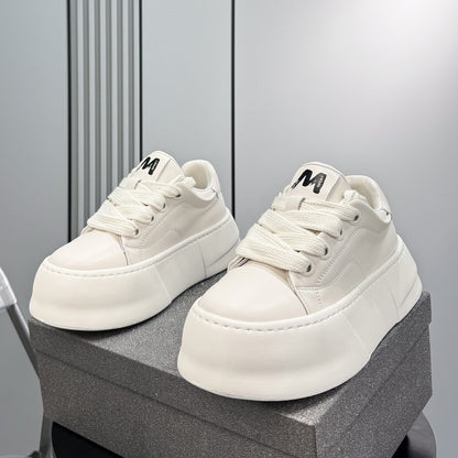 Lace Up Platform Thick Sole Sneakers
