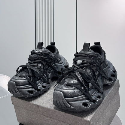 Damage Panel Chunky Sole Sneakers WN24592