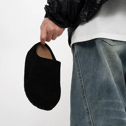 Box Toe Loft Suede Clogs