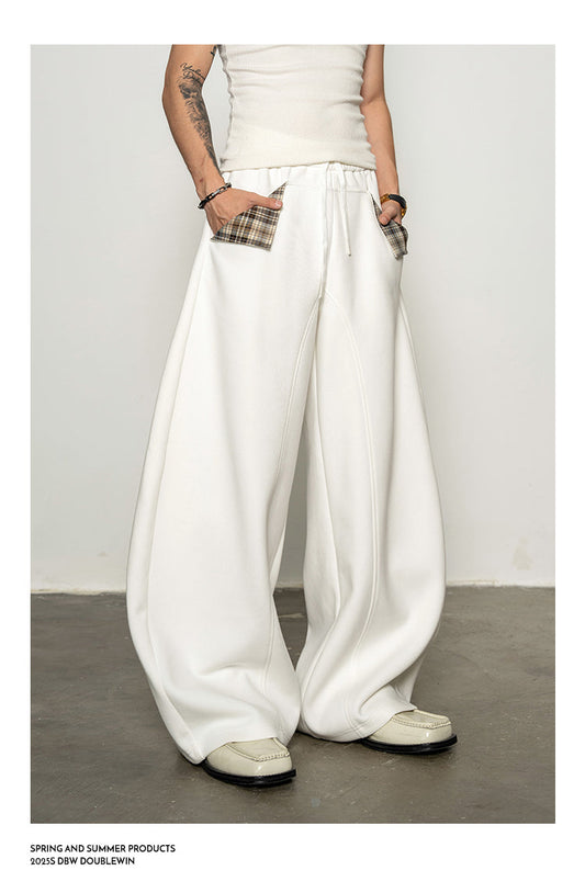 Turn-up Pocket Casual Pants