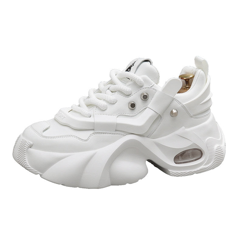 Panel Air Sole Platform Chunky Sole Sneakers