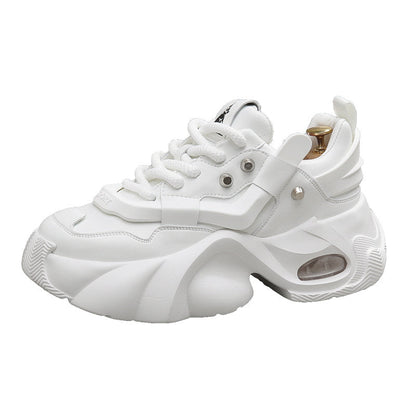 Panel Air Sole Platform Chunky Sole Sneakers
