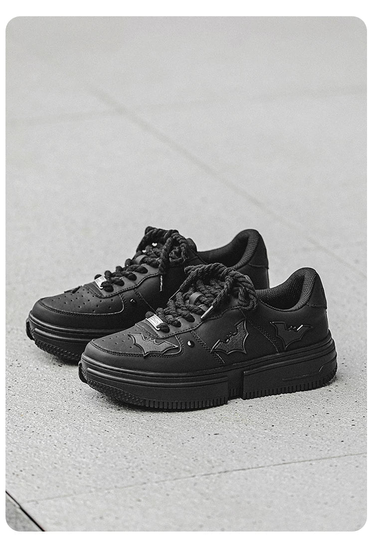 Nightwing Bat Crest Platform Sneakers