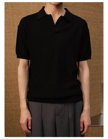 Slim Fit Ice Silk Knit