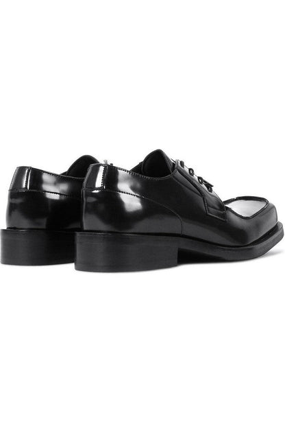 Square-Toe Derby Shoes