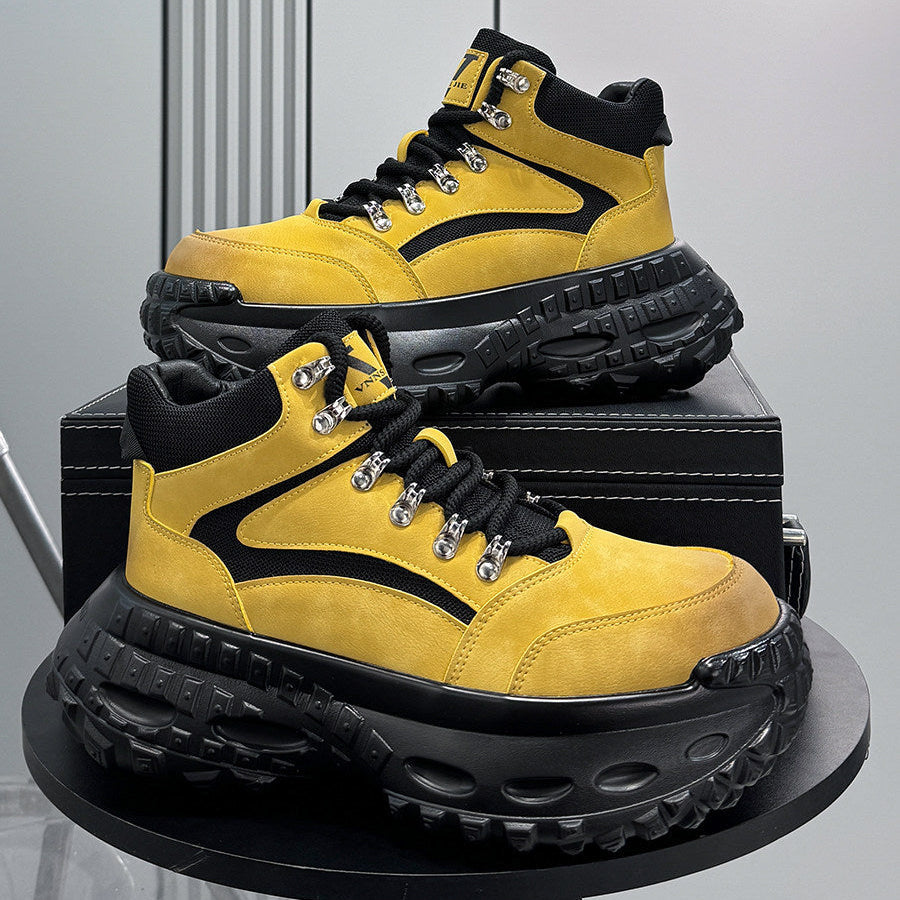 Chunky Platform Height Increase Boots