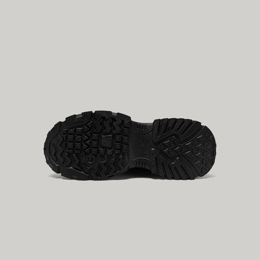 Layered Sole Chunky Lace-Up Sneakers