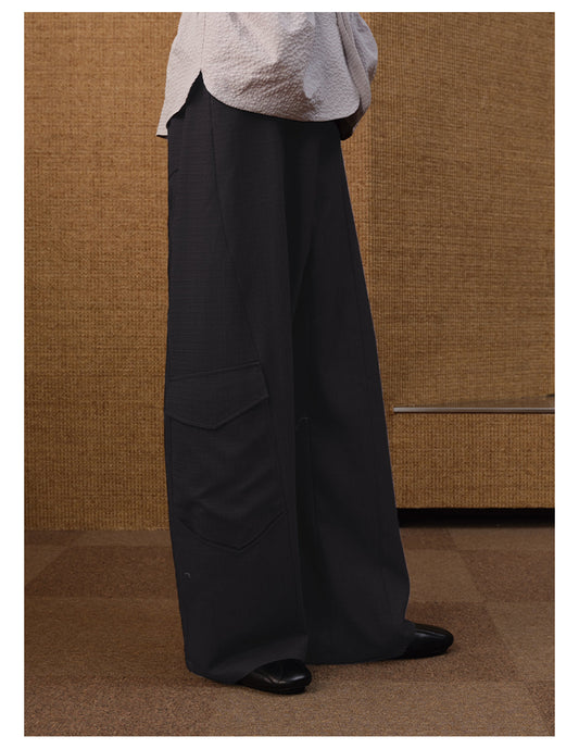 Side pocket casual pants