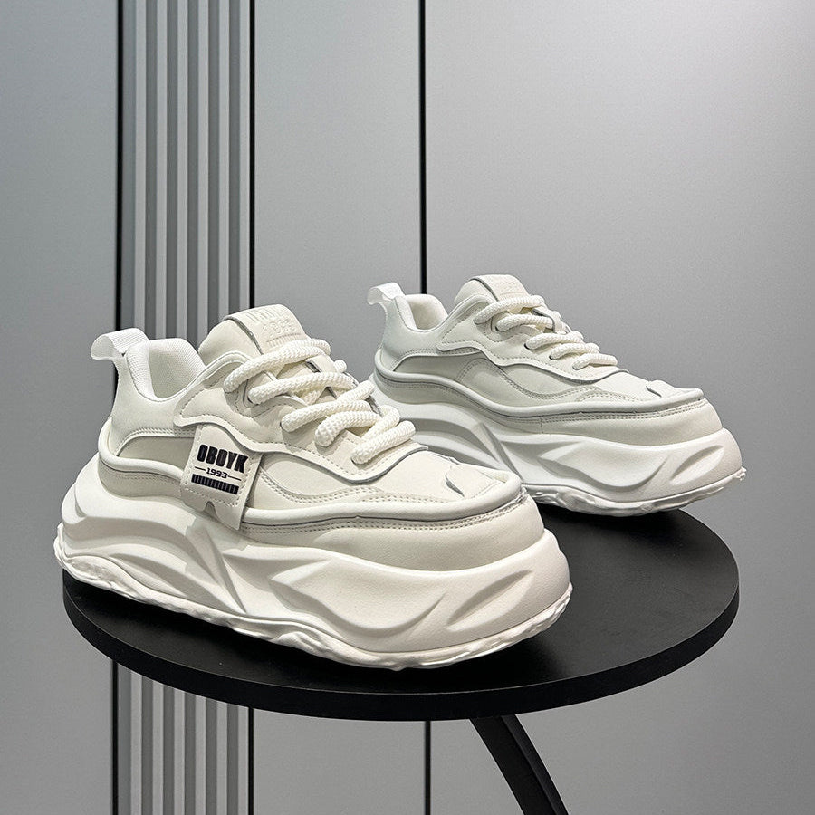 Platform Chunky Sole Lace-Up Sneakers WN24811
