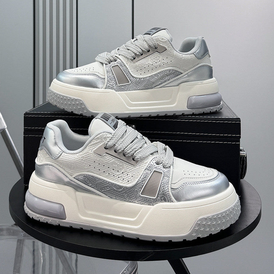 Thick-Sole Height-Increasing Skate Sneakers