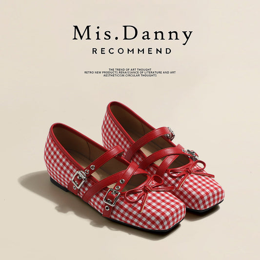 Ribbon Strap Mary Jane Heels