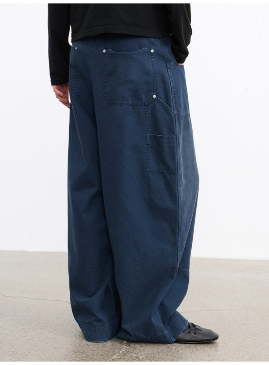 Distressed Multi-Stud Casual Pants