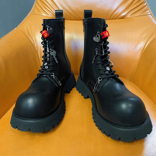 Platform Lace-Up Boots WN25082