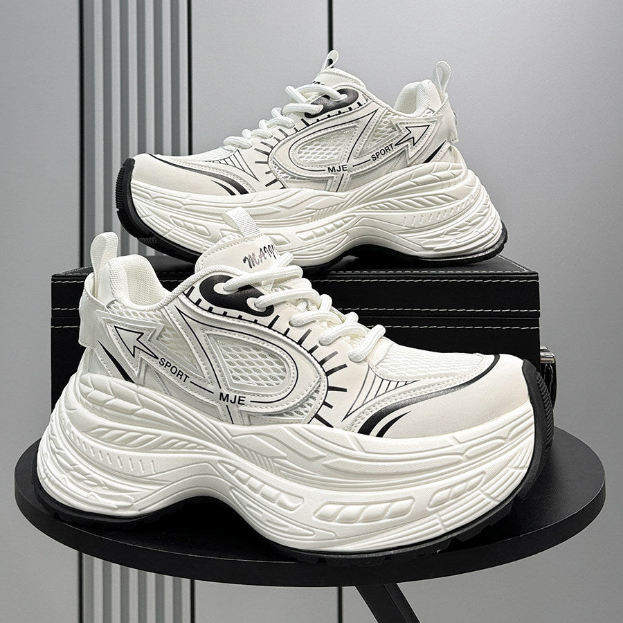 Mesh Thick Sole Sporty Sneakers