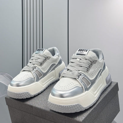 Thick-Sole Height-Increasing Skate Sneakers