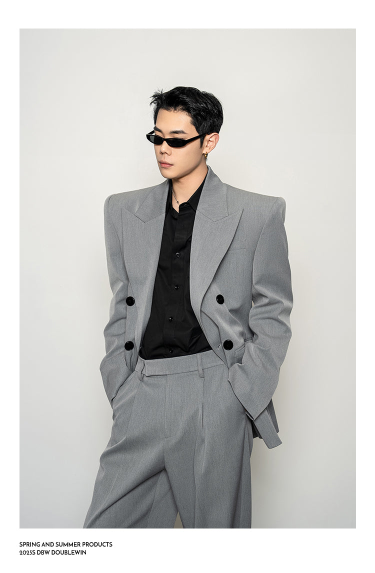 Premium Straight-Shoulder Suit