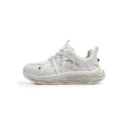 Breathable Platform Lace-Up Sneakers WN23502