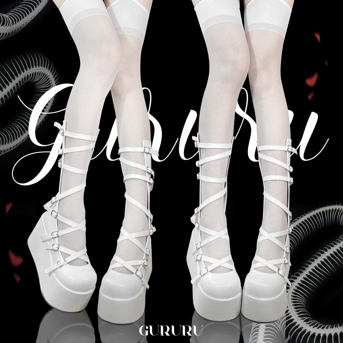 Roman Lace Platform Boots
