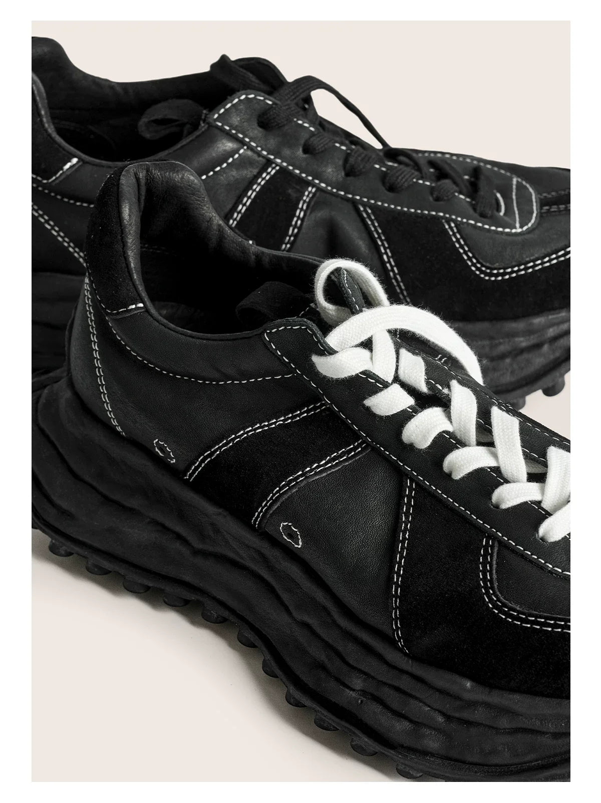 Retro Trail Leather Sneakers