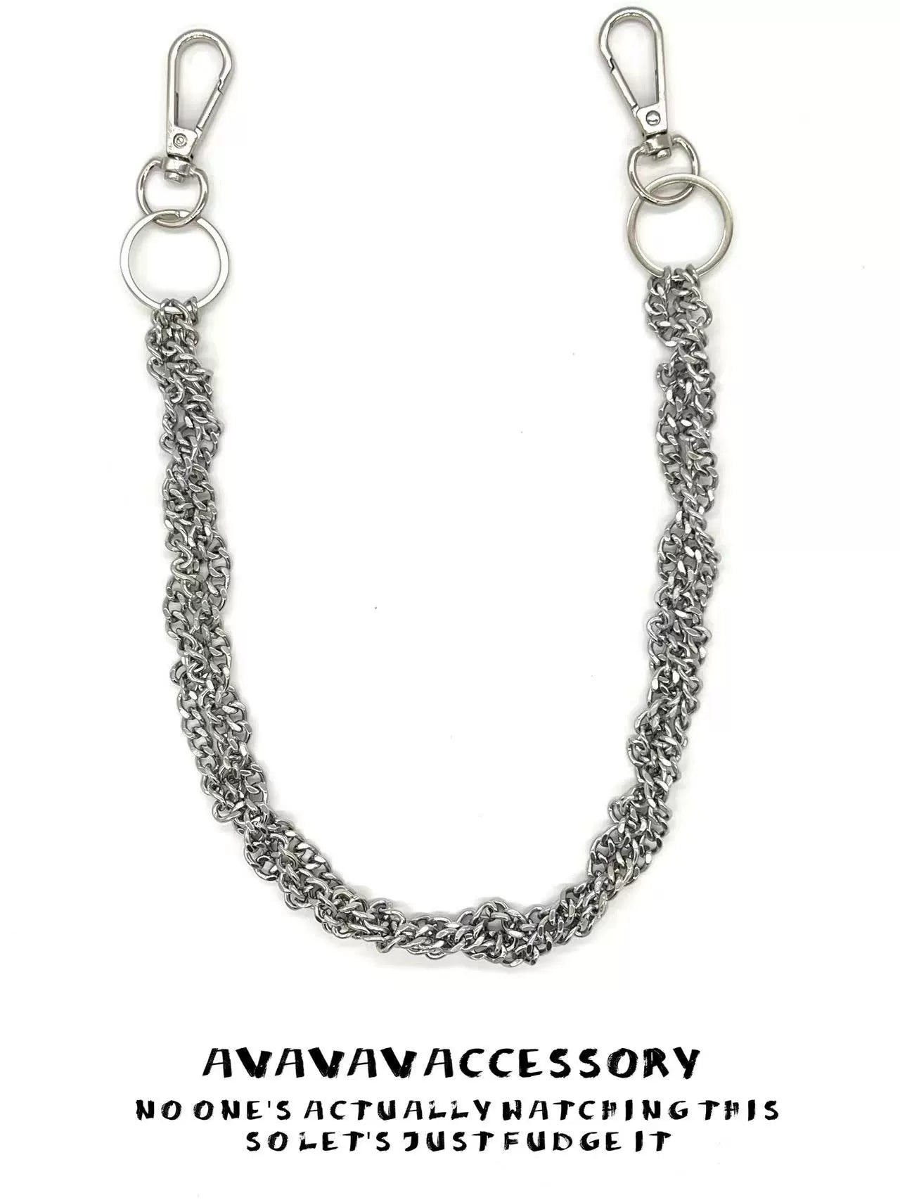 Heavy-Duty Chunky Metal Wallet Chain