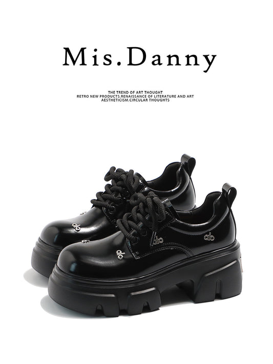 Platform Chunky Sole Lace-Up Shoes