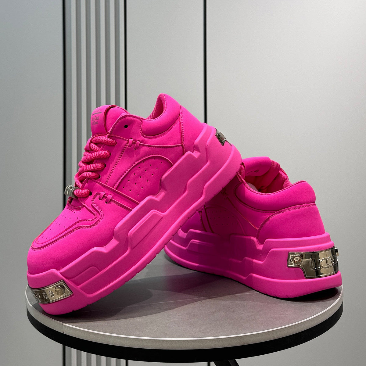 Vivid Platform Thick Sole Sneakers