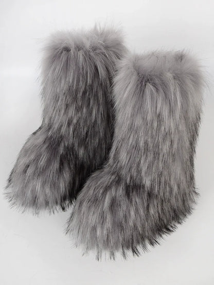 Furry Fleece Boots WN21149-K