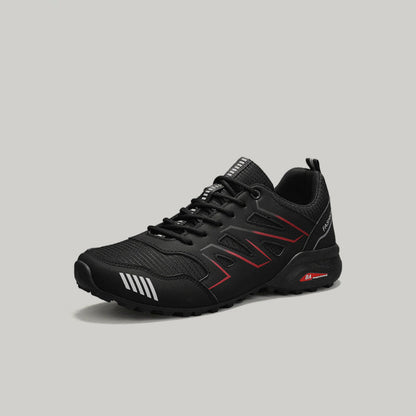Mesh Panel Sport Lace-Up Sneakers