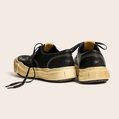 Distressed Washed Sneakers Retro Dissolved Shoes