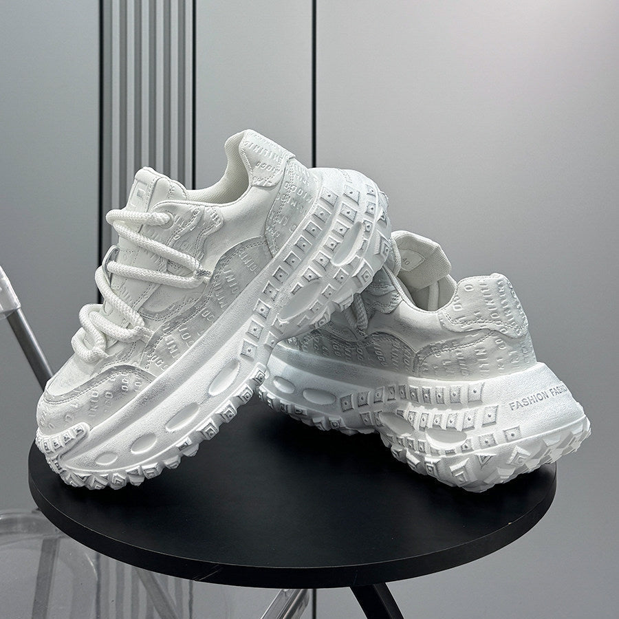Embroidery Air Sole Chunky Sole Sneakers