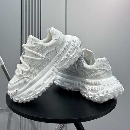 Embroidery Air Sole Chunky Sole Sneakers