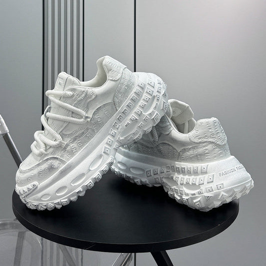 Embroidery Air Sole Chunky Sole Sneakers