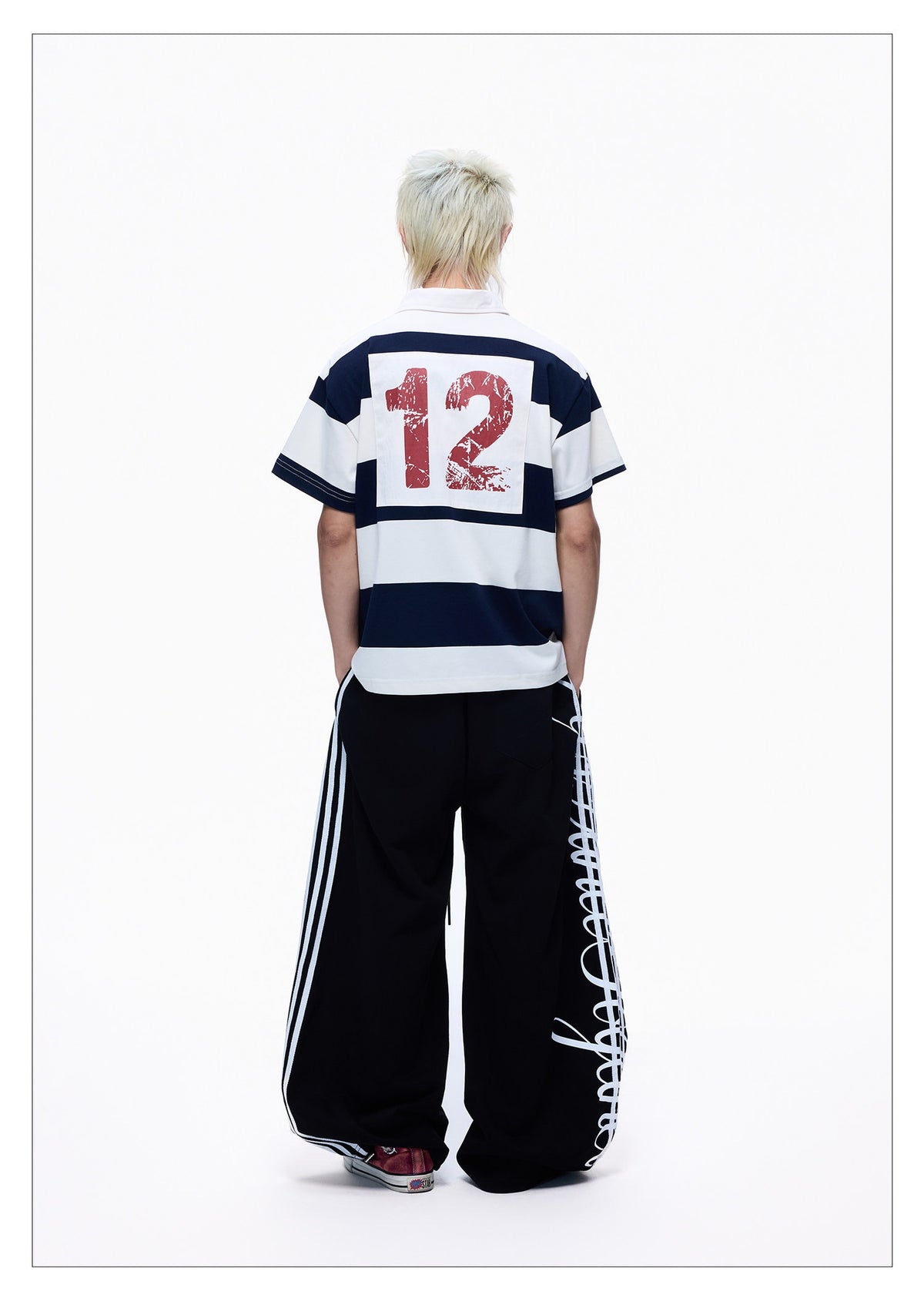 Striped Webbing Sweatpants