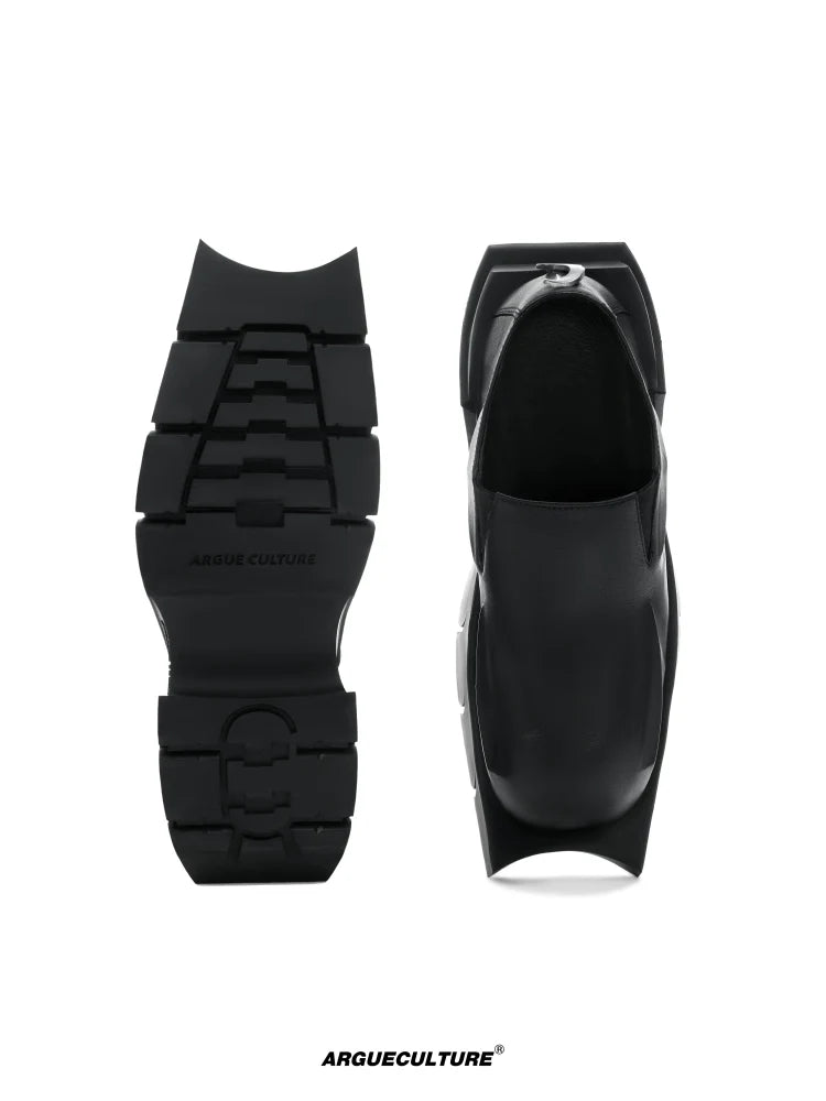 Leather Low-Top Shoes