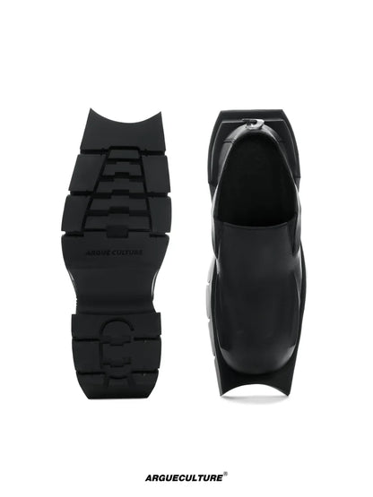 Leather Low-Top Shoes