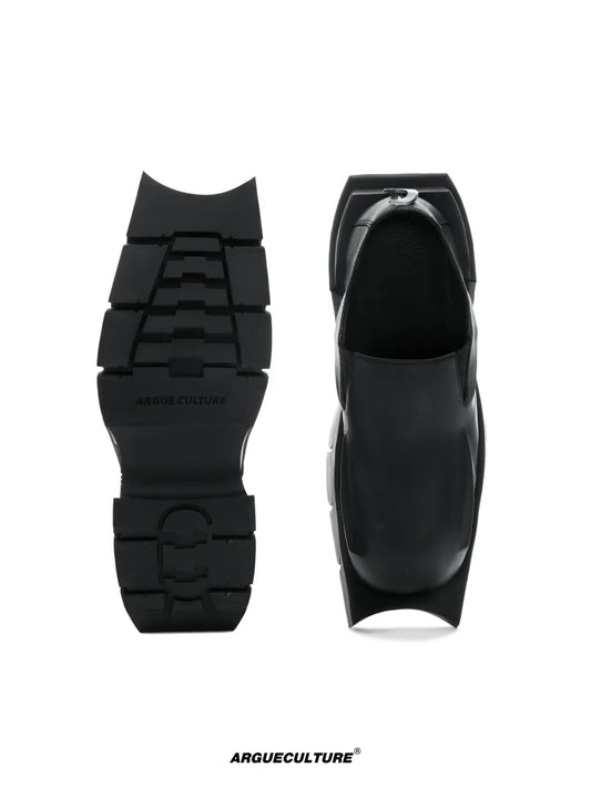 Leather Low-Top Shoes