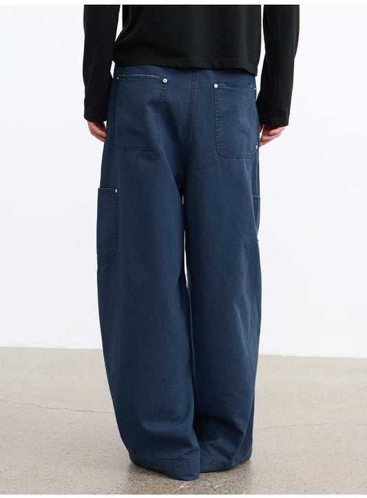 Distressed Multi-Stud Casual Pants