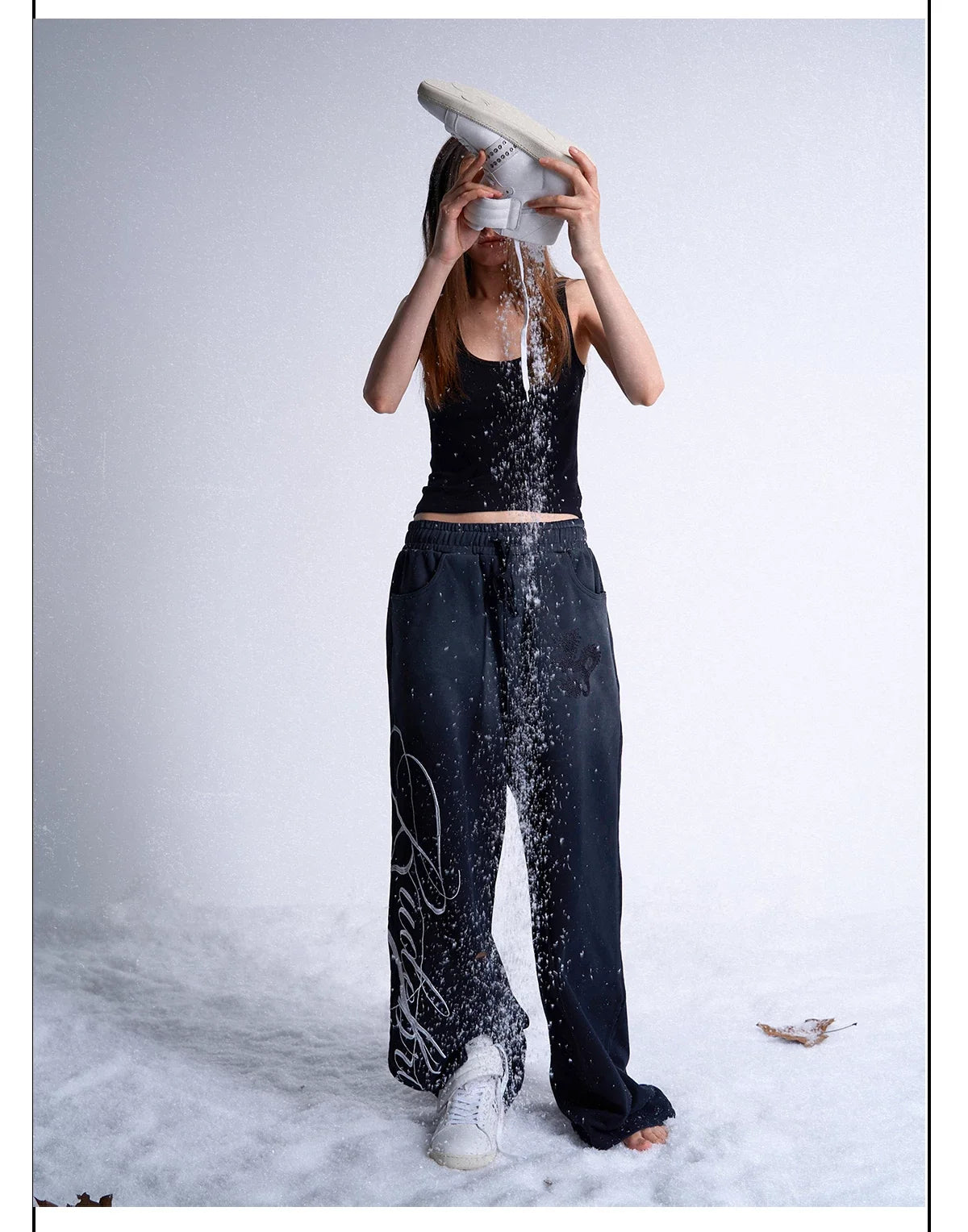 Elevate Rivet Strap Lift High‑Top Sneakers