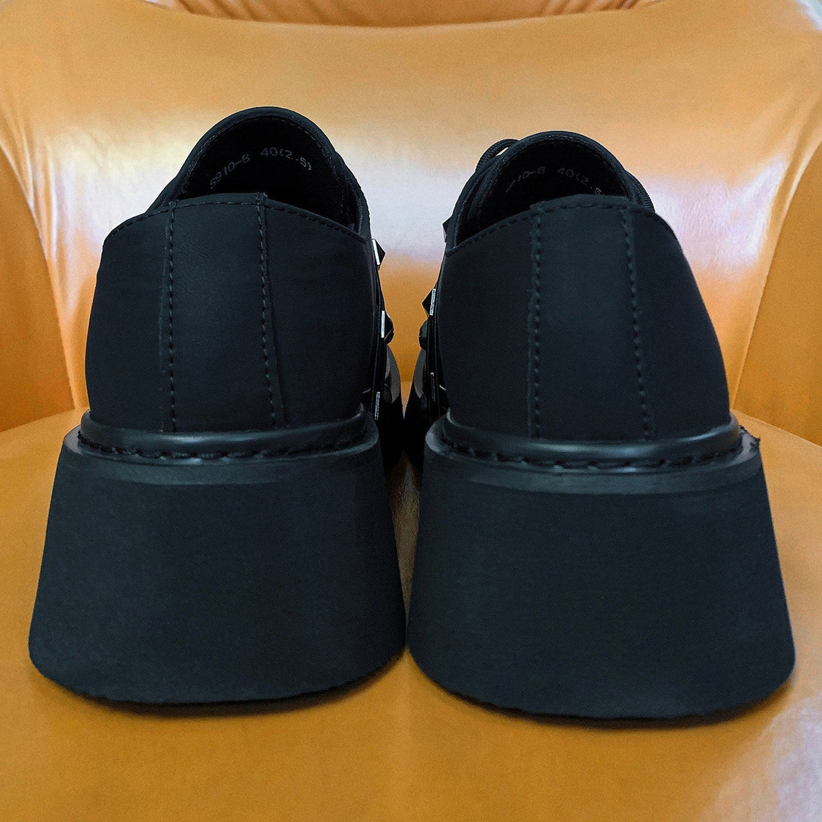 Studded Cross Chunky Sole Sneaker Boots